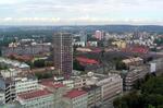 Nová radnice - pohled z vyhlídkové věže, Ostrava