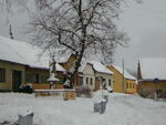 Bojkovice, město v zimě